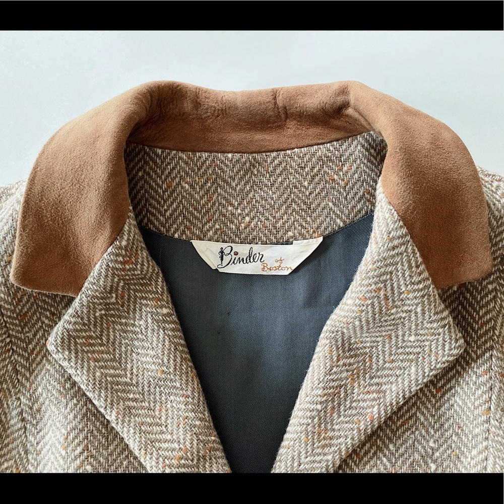 1940s-50s Vintage Tweed Wool Riding Jacket Excellent … - Gem